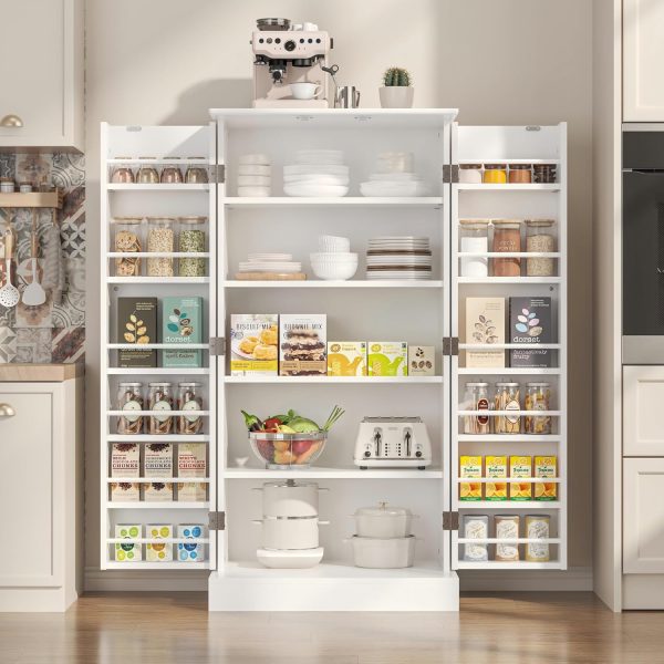 Kepptory Pantry Cabinet Large Storage Rust Resistant Kitchen-3
