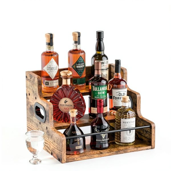 Wooden Liquor Shelf Xiamen Glong Furniture Bar Storage-4