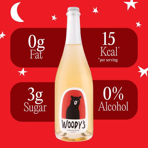 Woodys Non Alcoholic Sparkling Wine Vegan Gluten Free-4