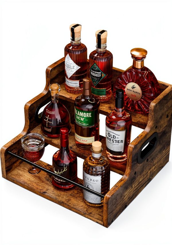 Wooden Liquor Shelf Xiamen Glong Furniture Bar Storage-6