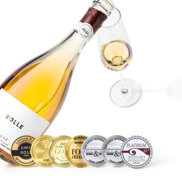 BOLLE Rosé Non-Alcoholic Wine Health Conscious Antioxidants-1