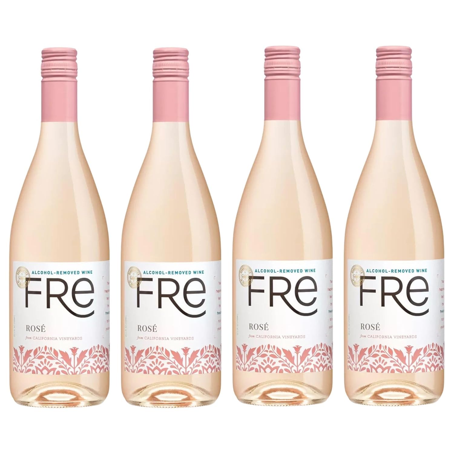 Sutter Home non-alcoholic wine bottles with tasting cards on a table