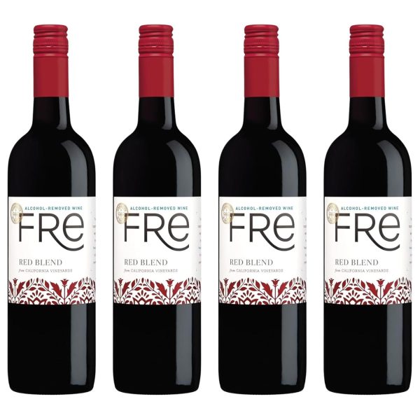 Sutter Home Non Alcoholic Wine Bundle 4 Pack Red Blend Rose-0