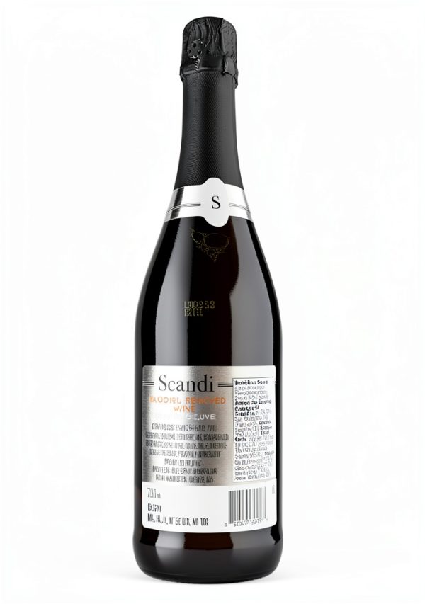Non-Alcoholic Sparkling Wine SCANDI BRUT 750ml-5