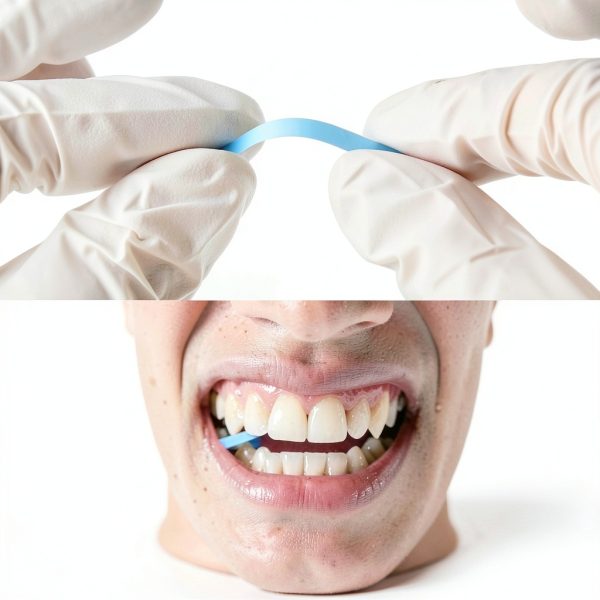 Dental Polishing Strips Fine Grit 30um by NatureAqua 4mmx6m Blue Roll-3