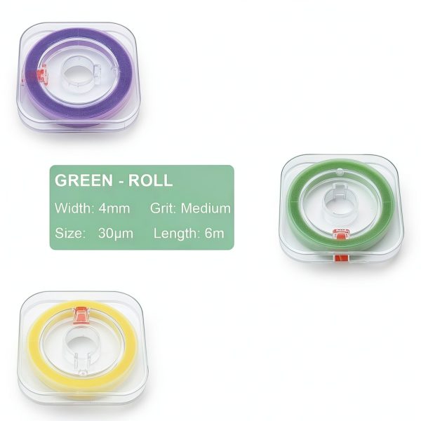 Dental Polishing Strips 3-Pack Jrehoor Fine Grit 4mm x 6m-4