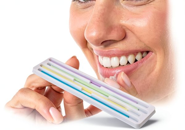 Dioche Dental Polishing Strips 60pcs 4 Color Plastic Sandpaper-1